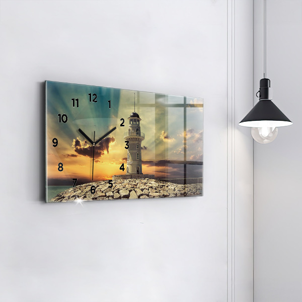 Vízszintes üvegóra Világítótorony A Tengeren