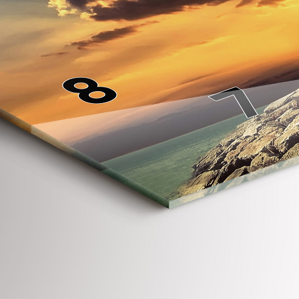 Vízszintes üvegóra Világítótorony A Tengeren