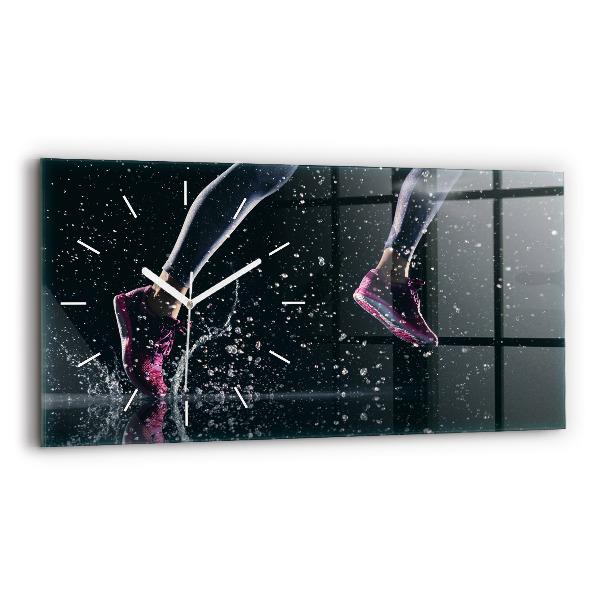 Vízszintes üvegóra Egészséges életmód és futás