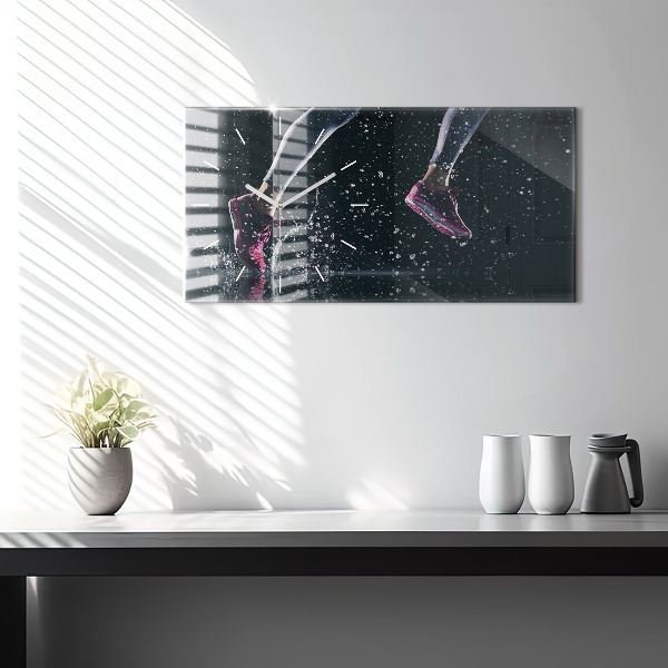 Vízszintes üvegóra Egészséges életmód és futás