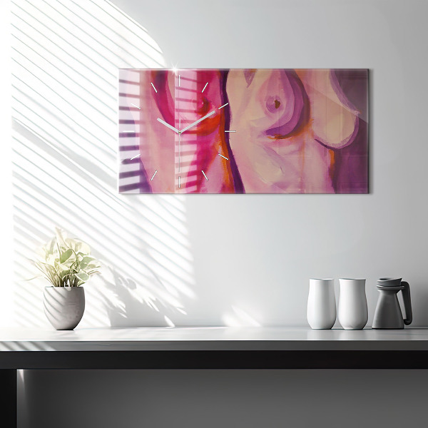 Vízszintes üvegóra Nők festészete