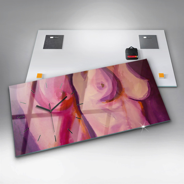 Vízszintes üvegóra Nők festészete