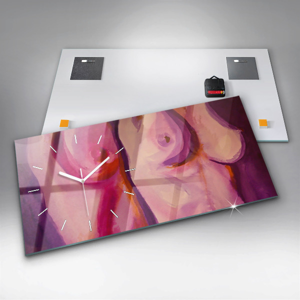 Vízszintes üvegóra Nők festészete