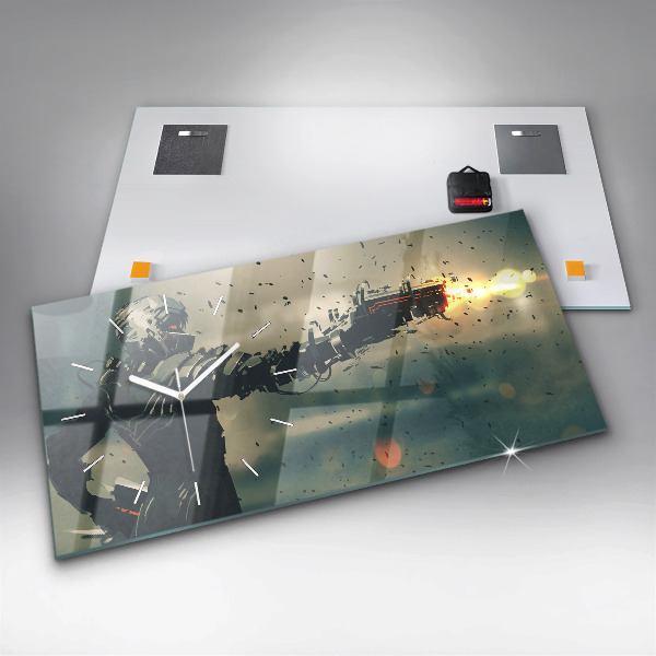 Vízszintes üvegóra Halálos fegyveres játék