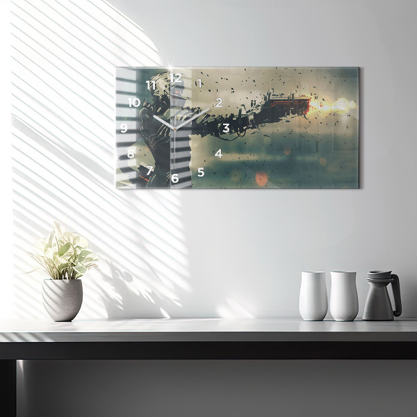 Vízszintes üvegóra Halálos fegyveres játék