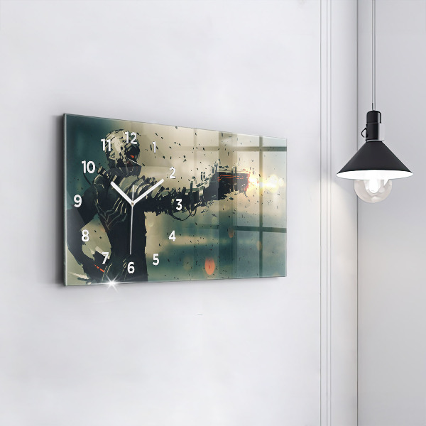 Vízszintes üvegóra Halálos fegyveres játék