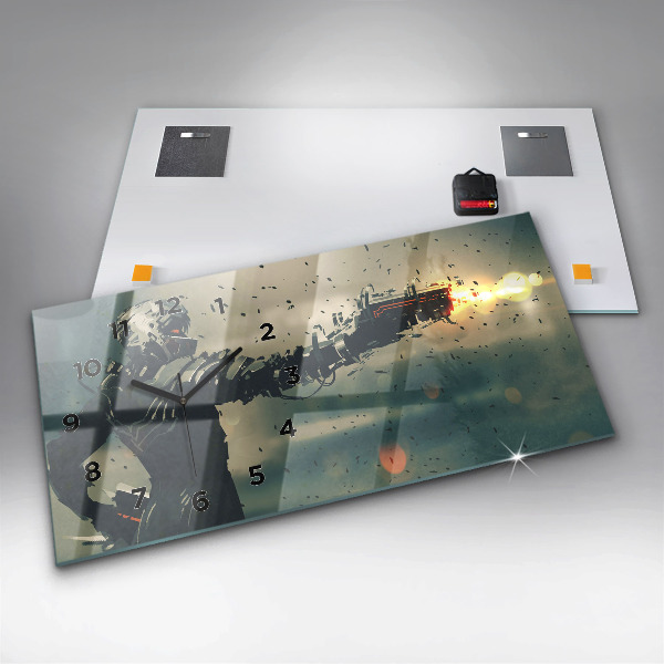 Vízszintes üvegóra Halálos fegyveres játék