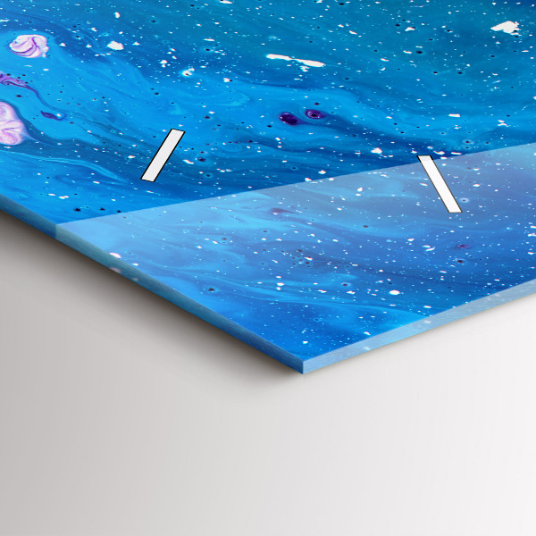 Vízszintes üvegóra Színes háttér