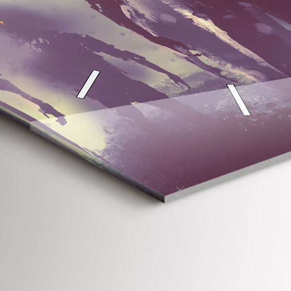 Vízszintes üvegóra Zombik éjjel - halloween