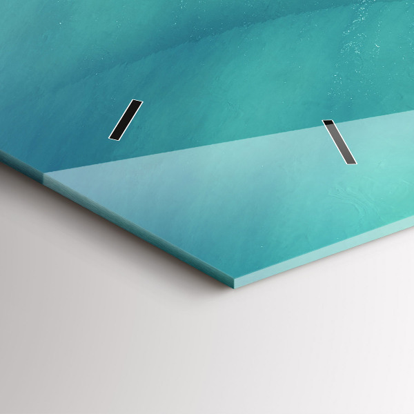 Vízszintes üvegóra Szív-sziget