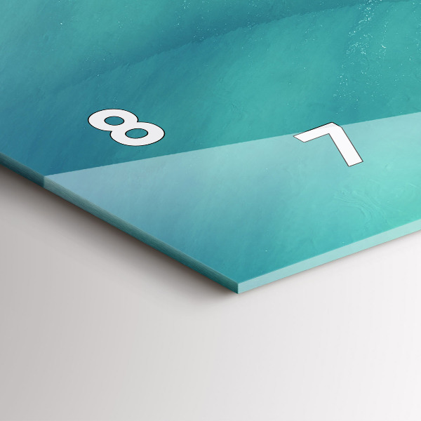 Vízszintes üvegóra Szív-sziget