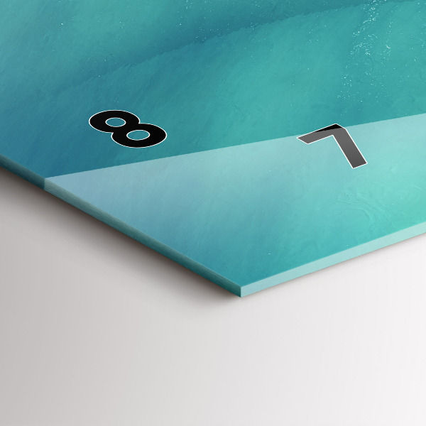 Vízszintes üvegóra Szív-sziget