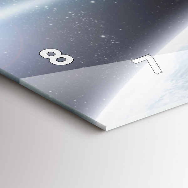 Vízszintes üvegóra Űrbolygók