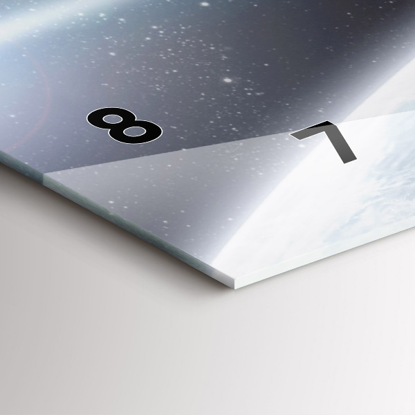 Vízszintes üvegóra Űrbolygók