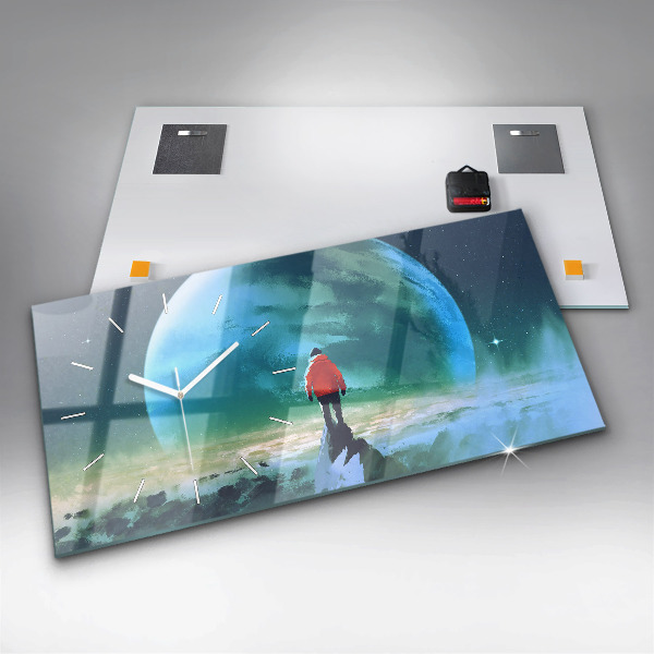 Vízszintes üvegóra Ember a Holdon