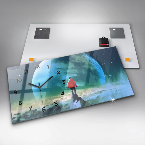 Vízszintes üvegóra Ember a Holdon