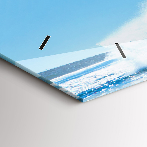 Vízszintes üvegóra Szörfözés Hawaii-on