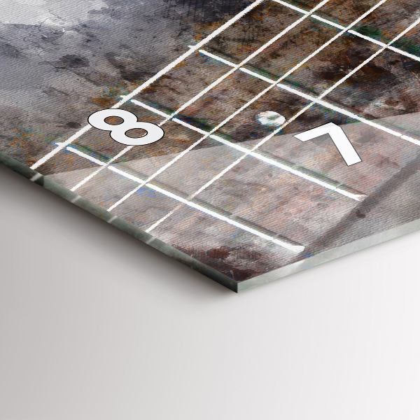 Vízszintes üvegóra Gitár