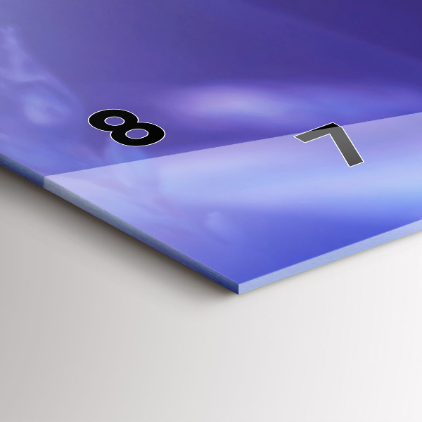 Vízszintes üvegóra Pillangó a fűben