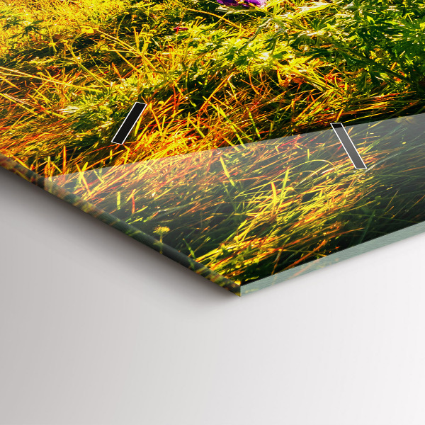 Vízszintes üvegóra Levendula rét