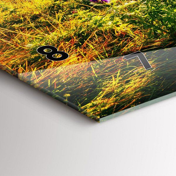 Vízszintes üvegóra Levendula rét