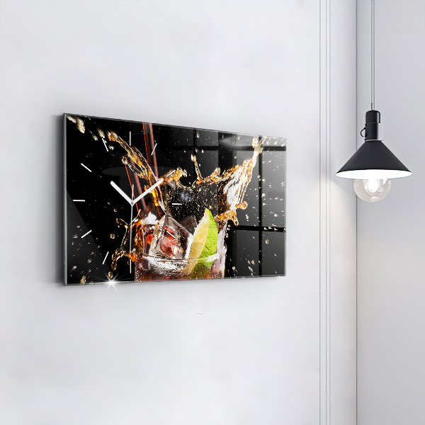 Vízszintes üvegóra Igyál jéggel