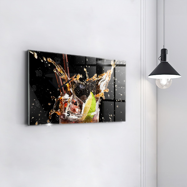 Vízszintes üvegóra Igyál jéggel