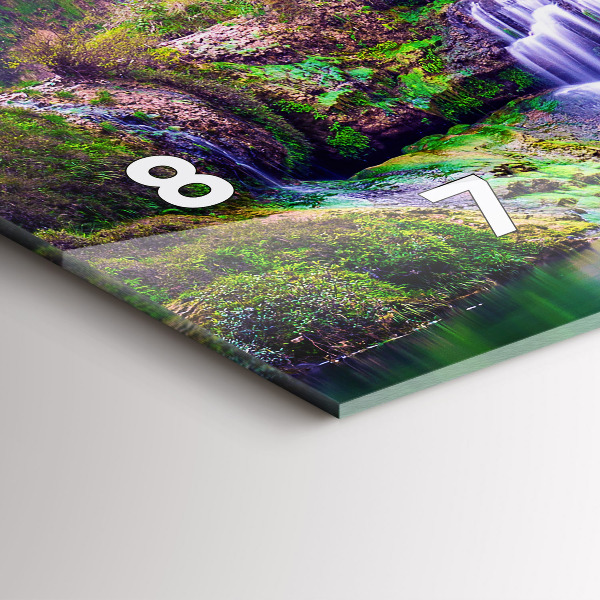 Vízszintes üvegóra Jiulong vízesés, Kína