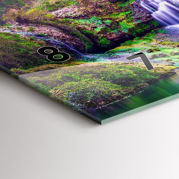 Vízszintes üvegóra Jiulong vízesés, Kína