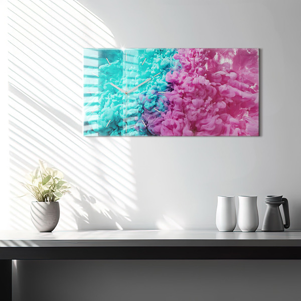 Vízszintes üvegóra Modern művészet - foltok