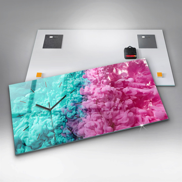 Vízszintes üvegóra Modern művészet - foltok