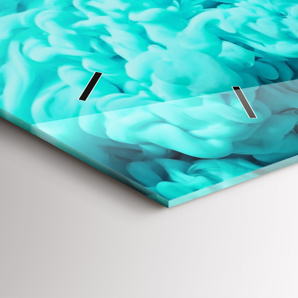 Vízszintes üvegóra Modern művészet - foltok