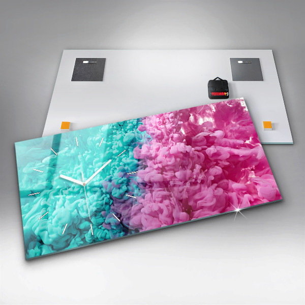 Vízszintes üvegóra Modern művészet - foltok