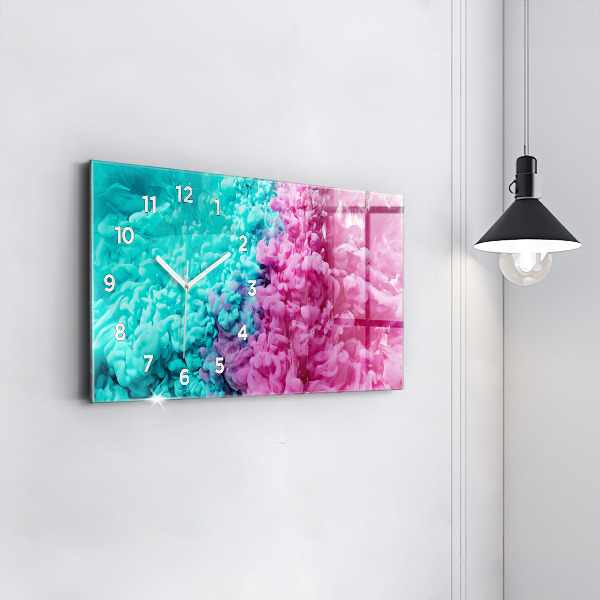 Vízszintes üvegóra Modern művészet - foltok