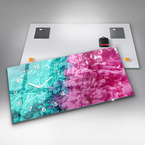 Vízszintes üvegóra Modern művészet - foltok