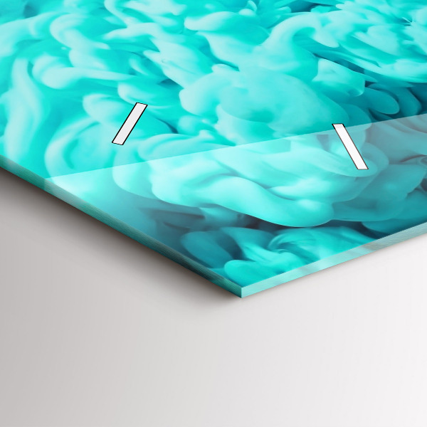 Vízszintes üvegóra Modern művészet - foltok