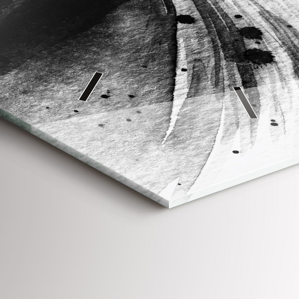 Vízszintes üvegóra Nő kalapban