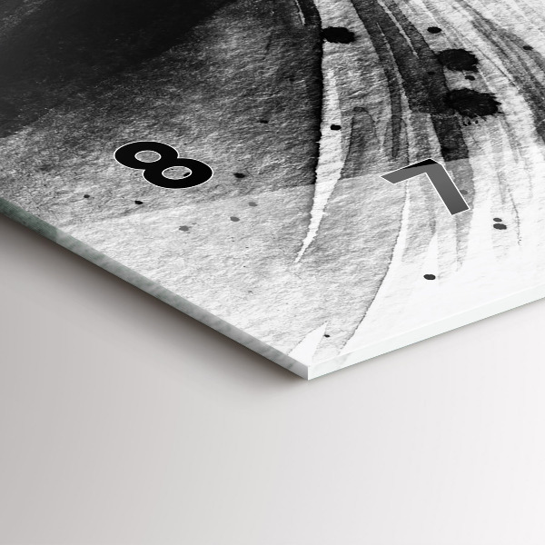 Vízszintes üvegóra Nő kalapban