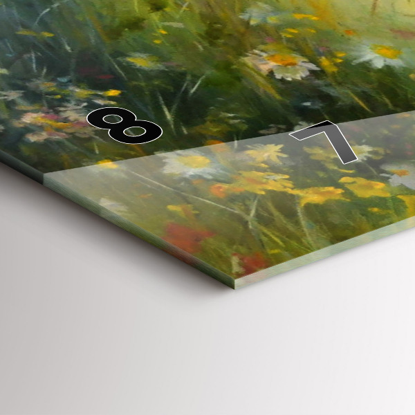 Vízszintes üvegóra Gyönyörű nő lóval