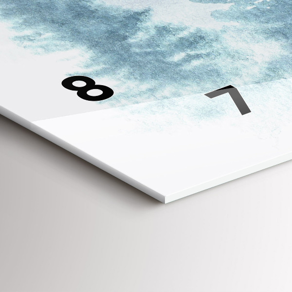 Vízszintes üvegóra Téli erdő