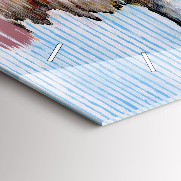 Vízszintes üvegóra Absztrakció