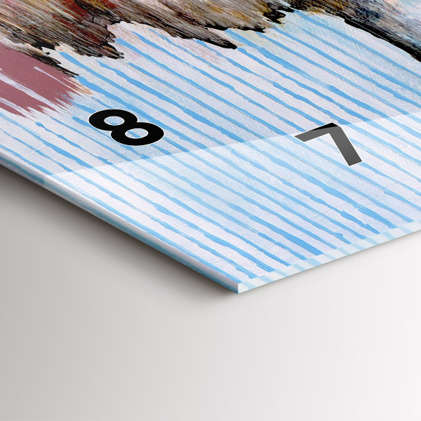 Vízszintes üvegóra Absztrakció