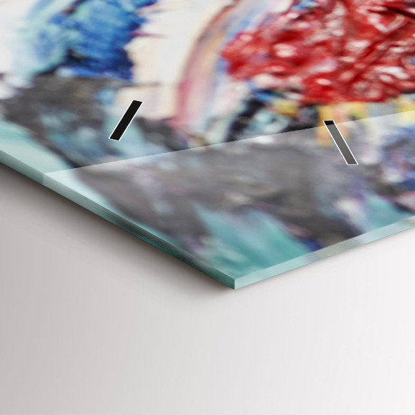 Vízszintes üvegóra Olajművészet töredéke