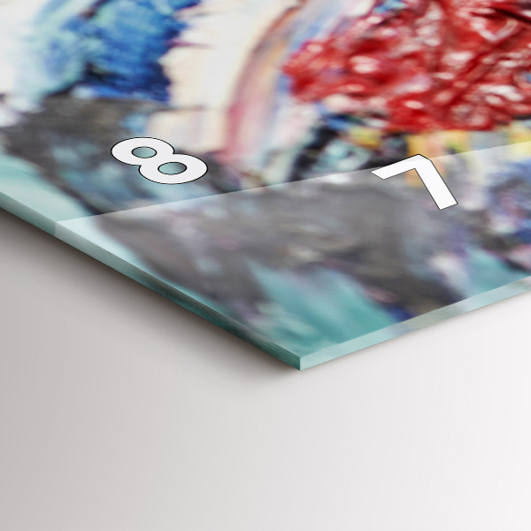 Vízszintes üvegóra Olajművészet töredéke