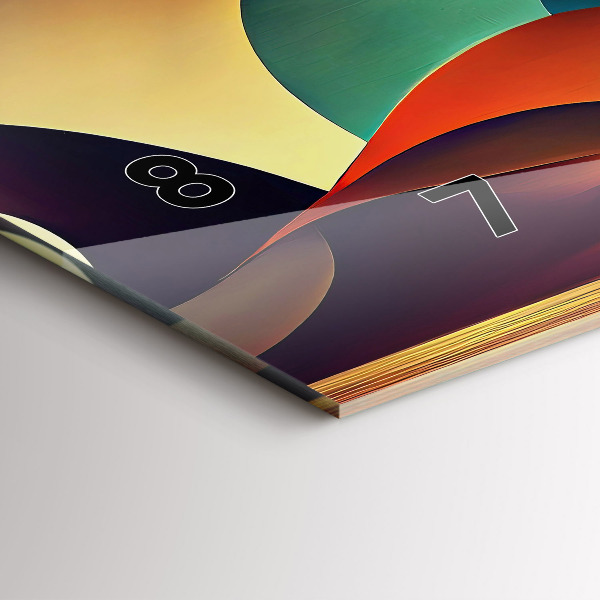 Vízszintes üvegóra Absztrakt vonalak háttér