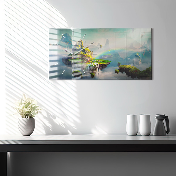 Vízszintes üvegóra Kínai stílusú fantasy jelenetek