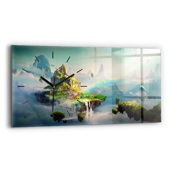 Vízszintes üvegóra Kínai stílusú fantasy jelenetek