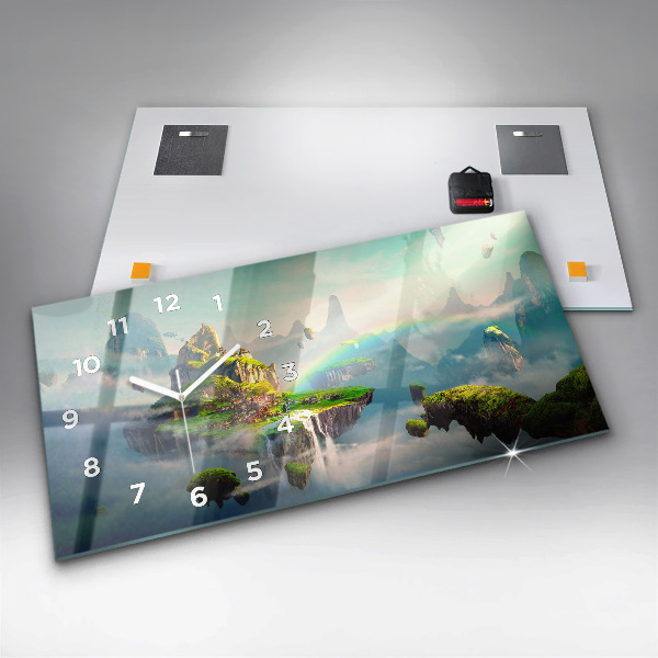 Vízszintes üvegóra Kínai stílusú fantasy jelenetek