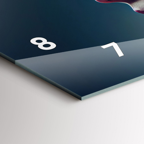 Vízszintes üvegóra Érzelmek absztrakt nő