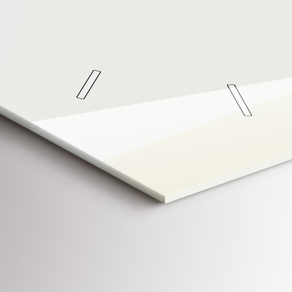 Vízszintes üvegóra Absztrakt nő táncos